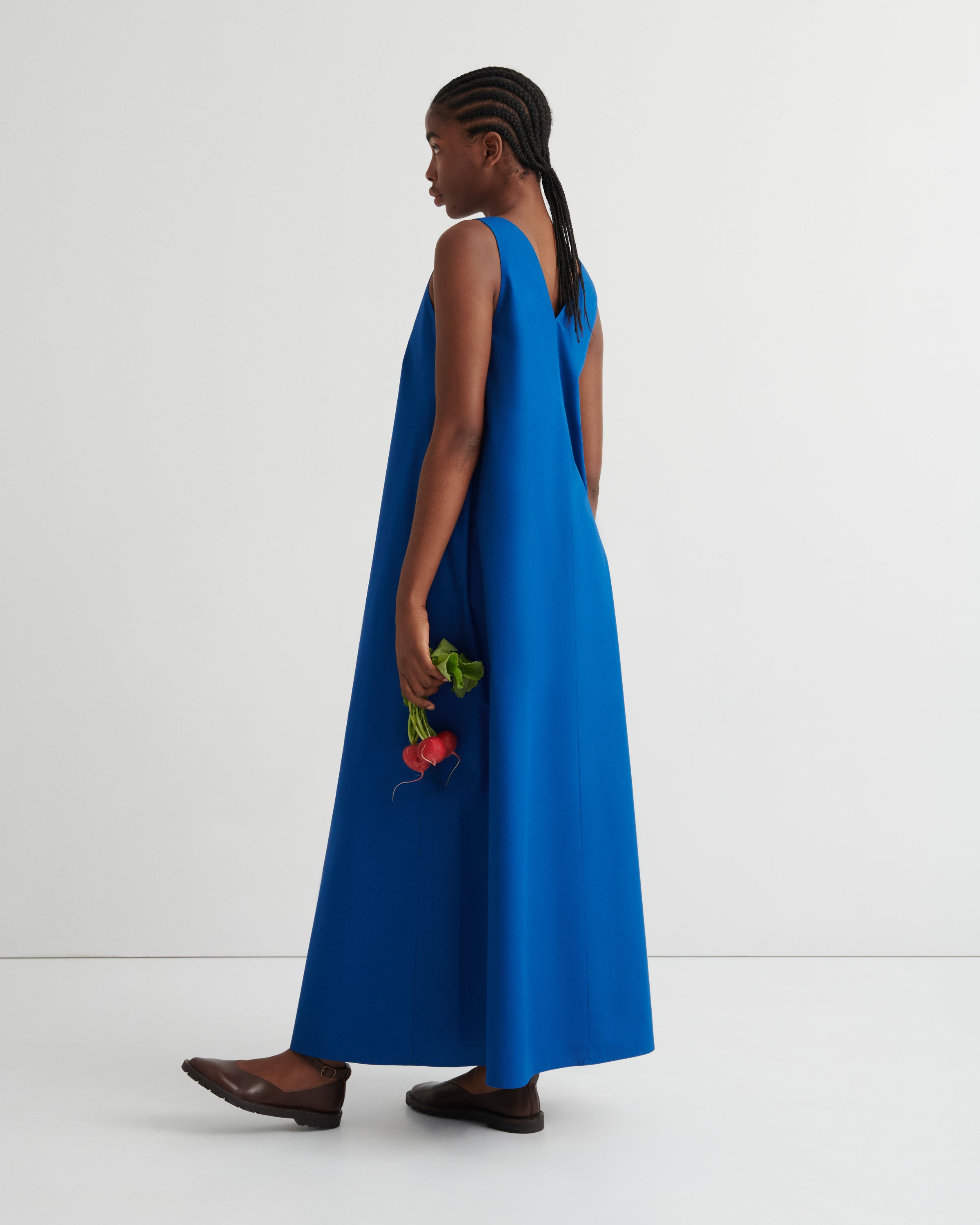Kowtow Eventide Dress Blue Orchid
