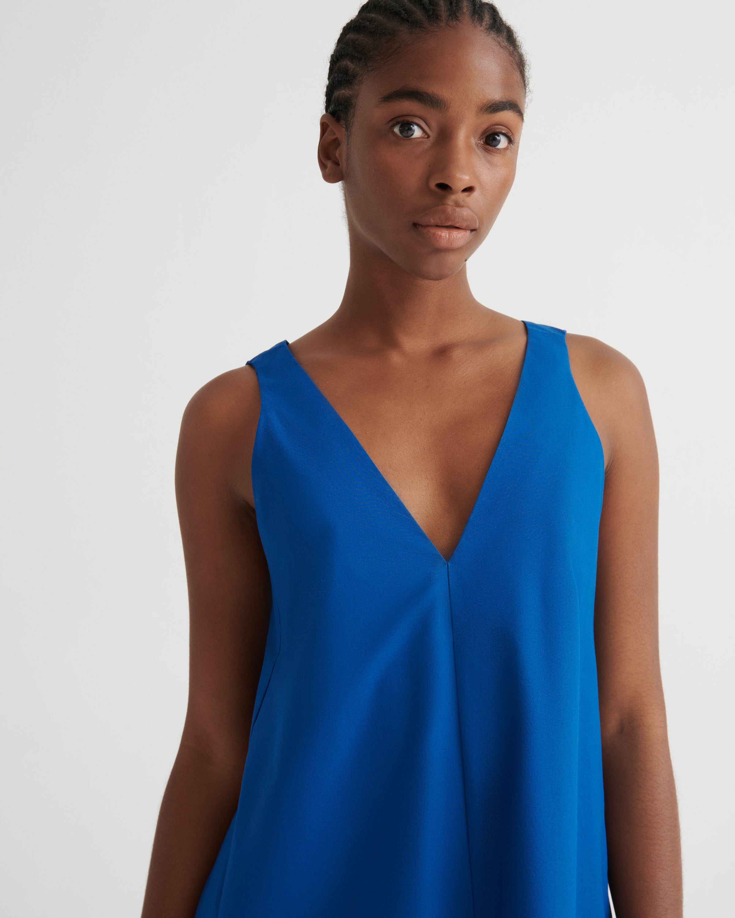 Kowtow Eventide Dress Blue Orchid