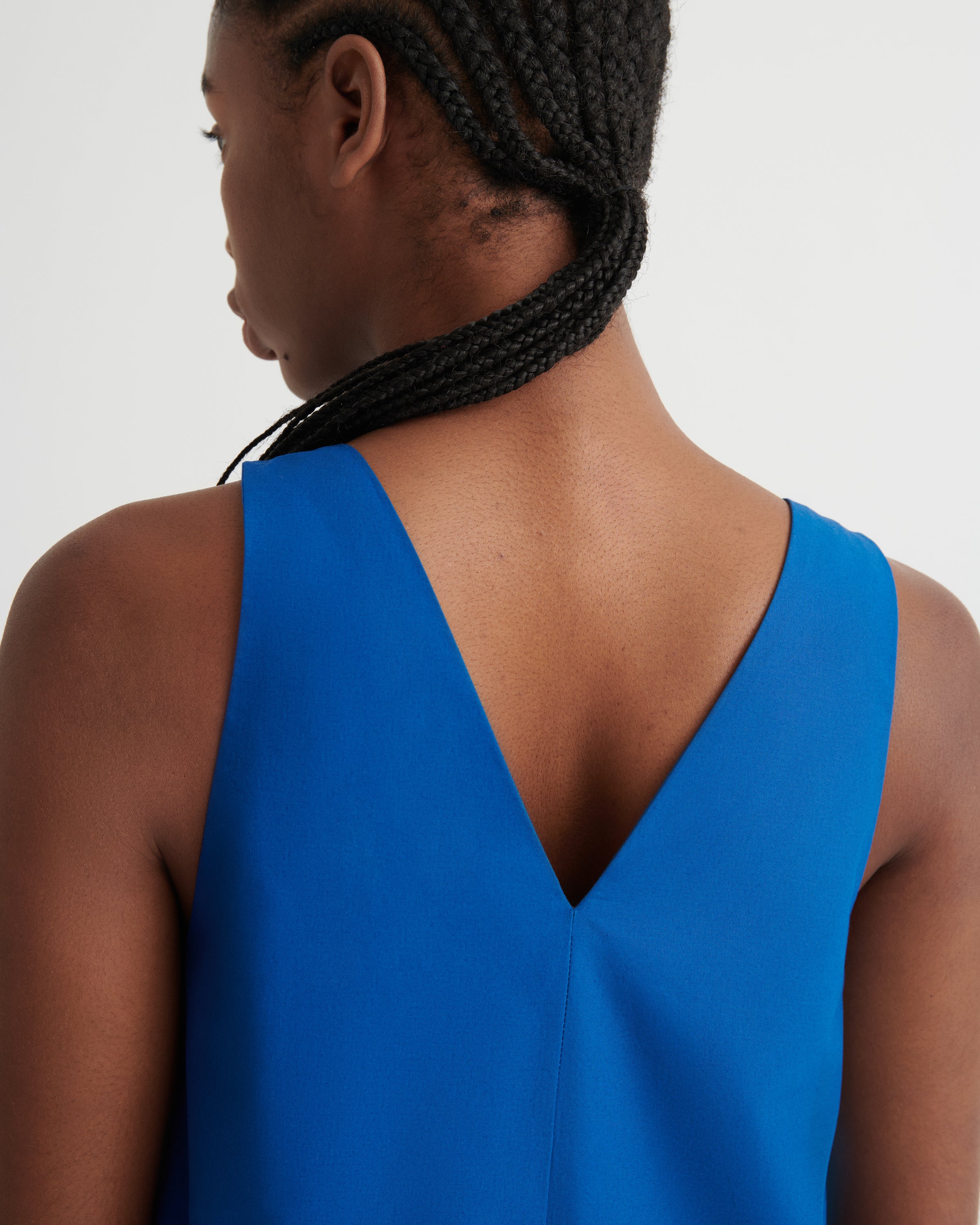 Kowtow Eventide Dress Blue Orchid