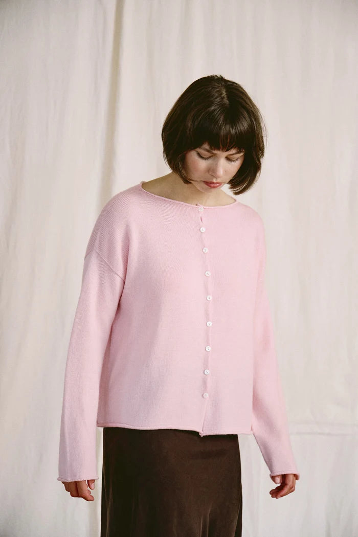 Francie Doll's Reversible Cardigan Barely Pink