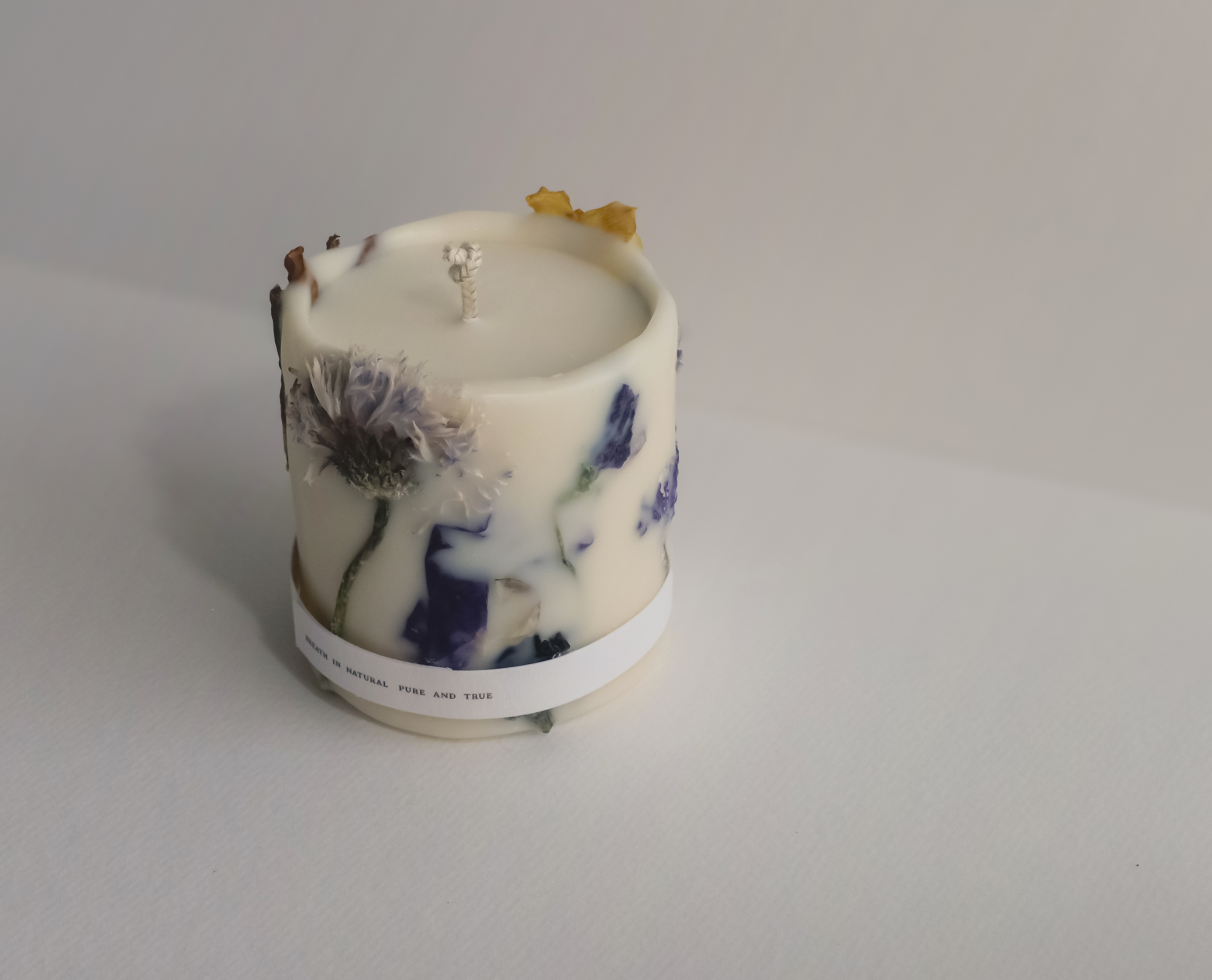 FuFu Bouquet Pillar Candle Giverny