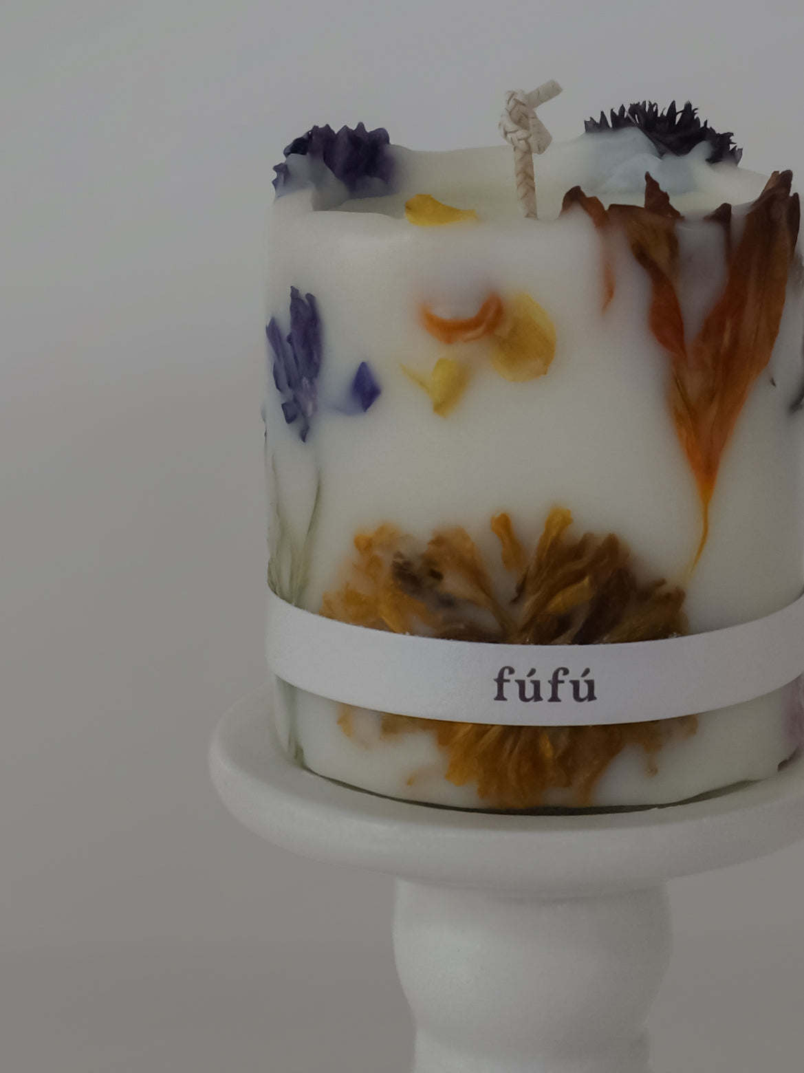 FuFu Bouquet Pillar Candle Giverny