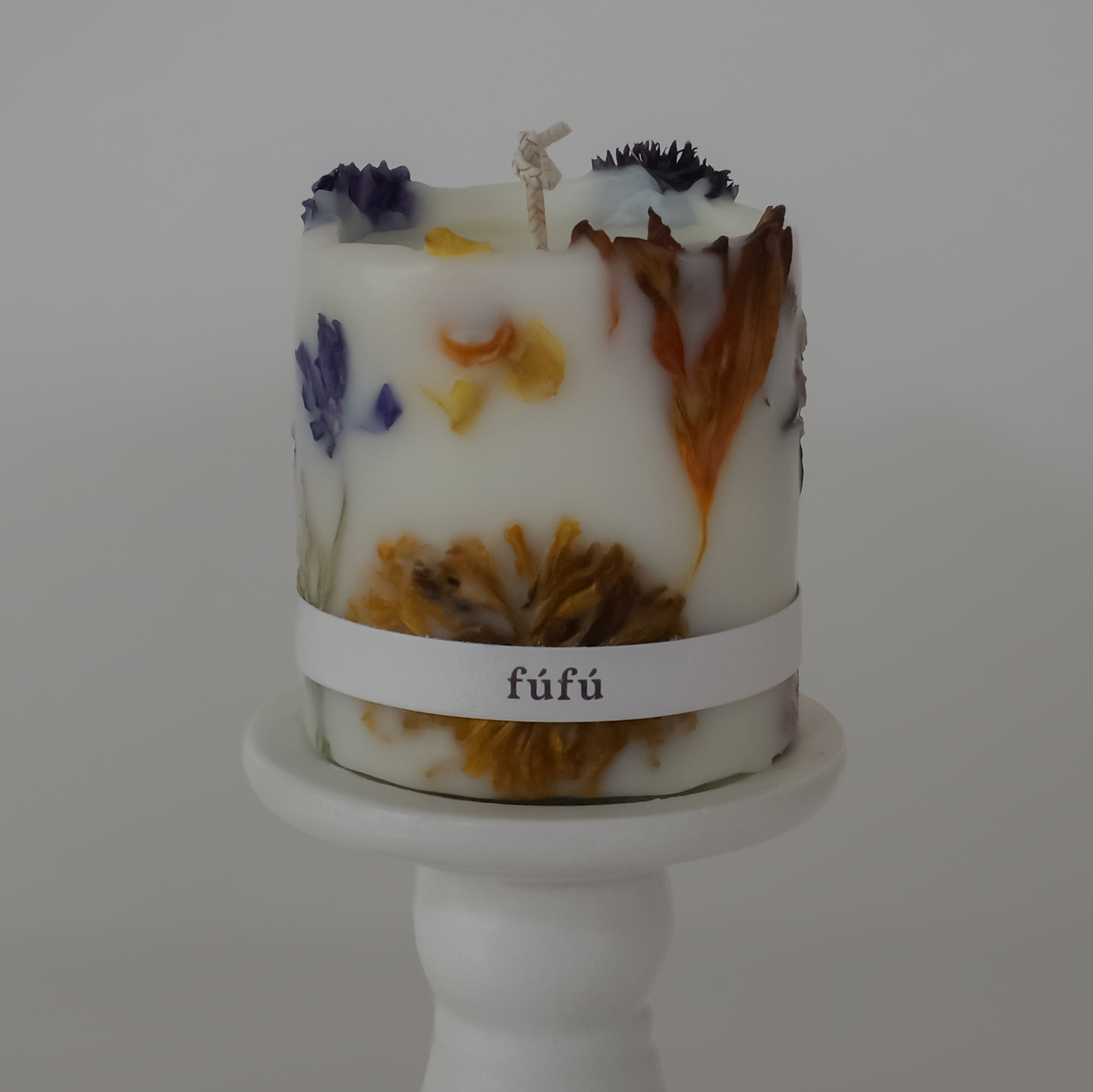FuFu Bouquet Pillar Candle Giverny