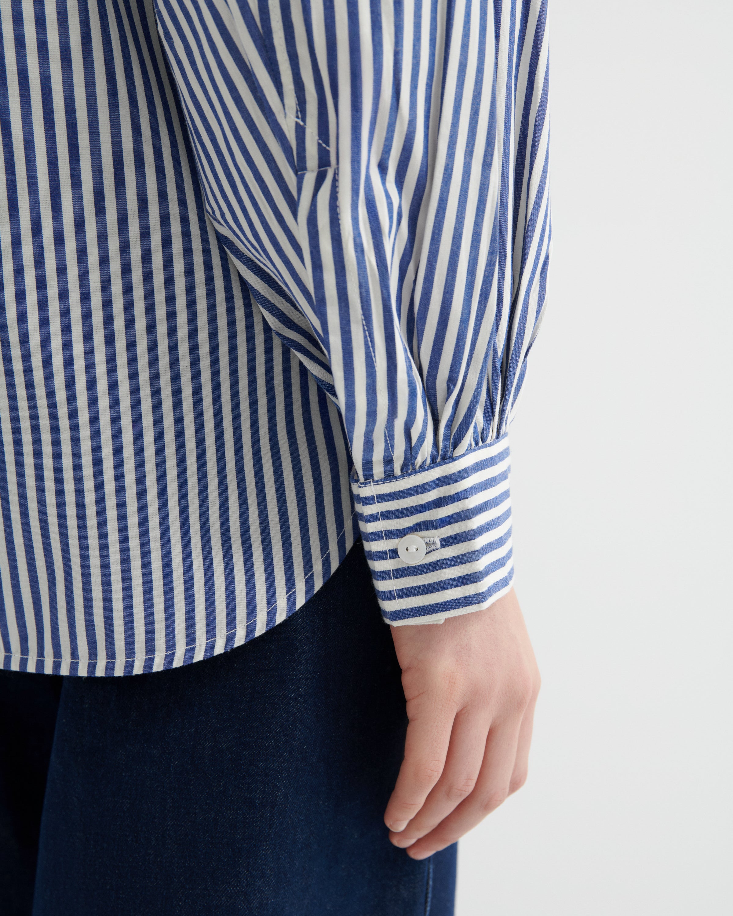 Kowtow Impression Shirt Workwear Stripe