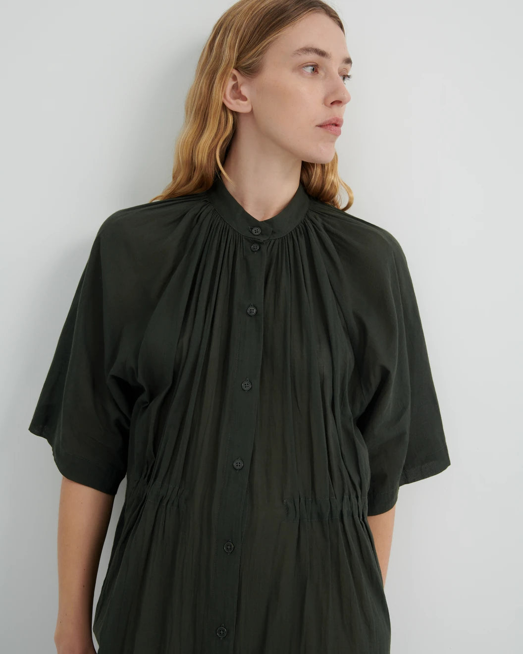 Kowtow Intuition Dress Green