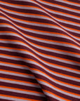 Kowtow Jamie Top Maroon Stack Stripe
