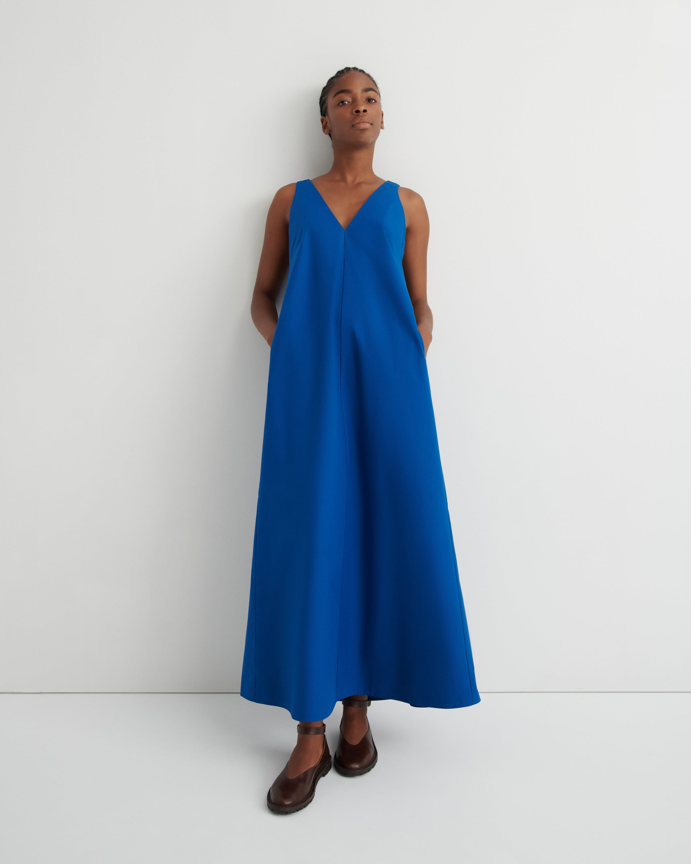 Kowtow Eventide Dress Blue Orchid