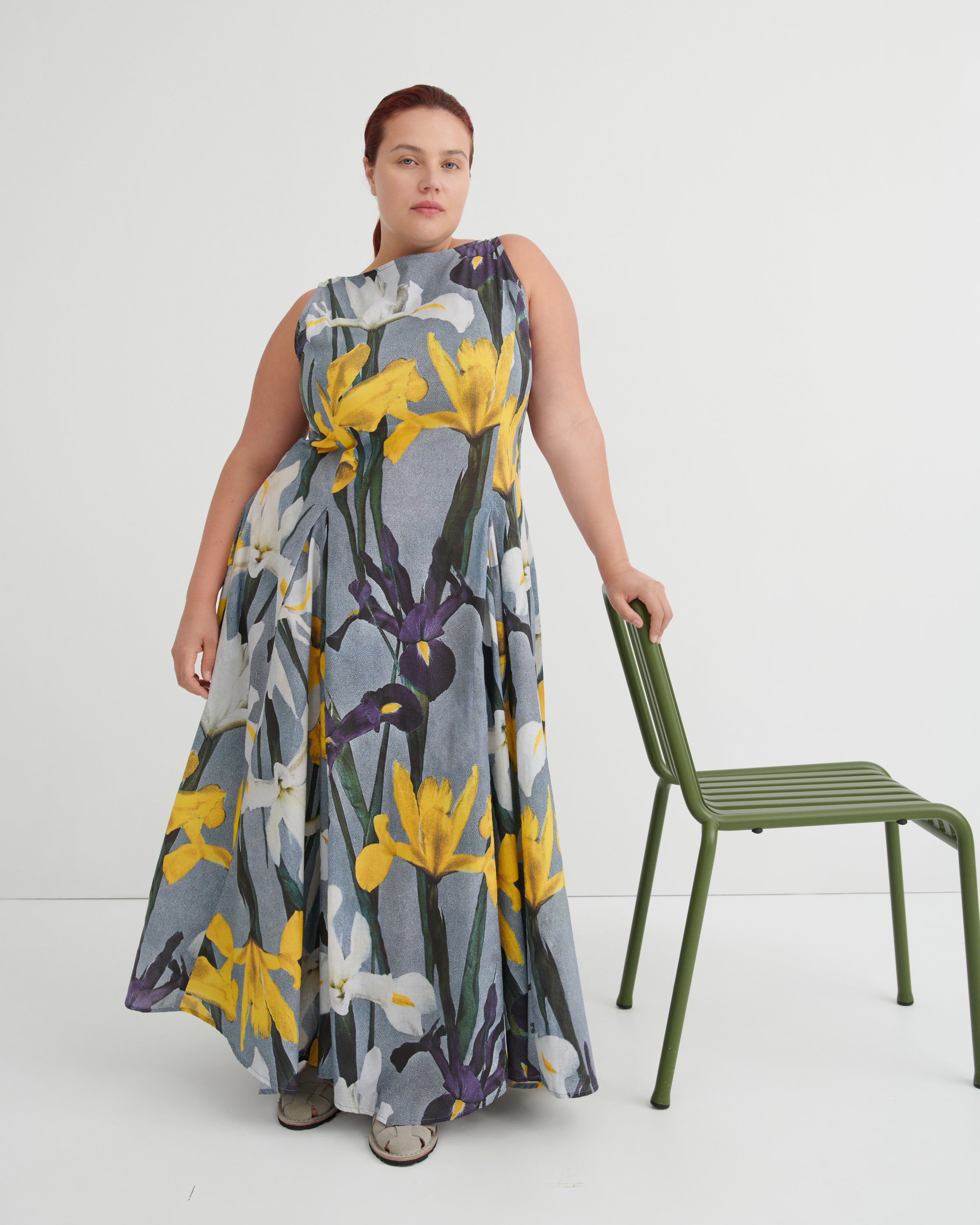 Kowtow Signify Dress Iris Print