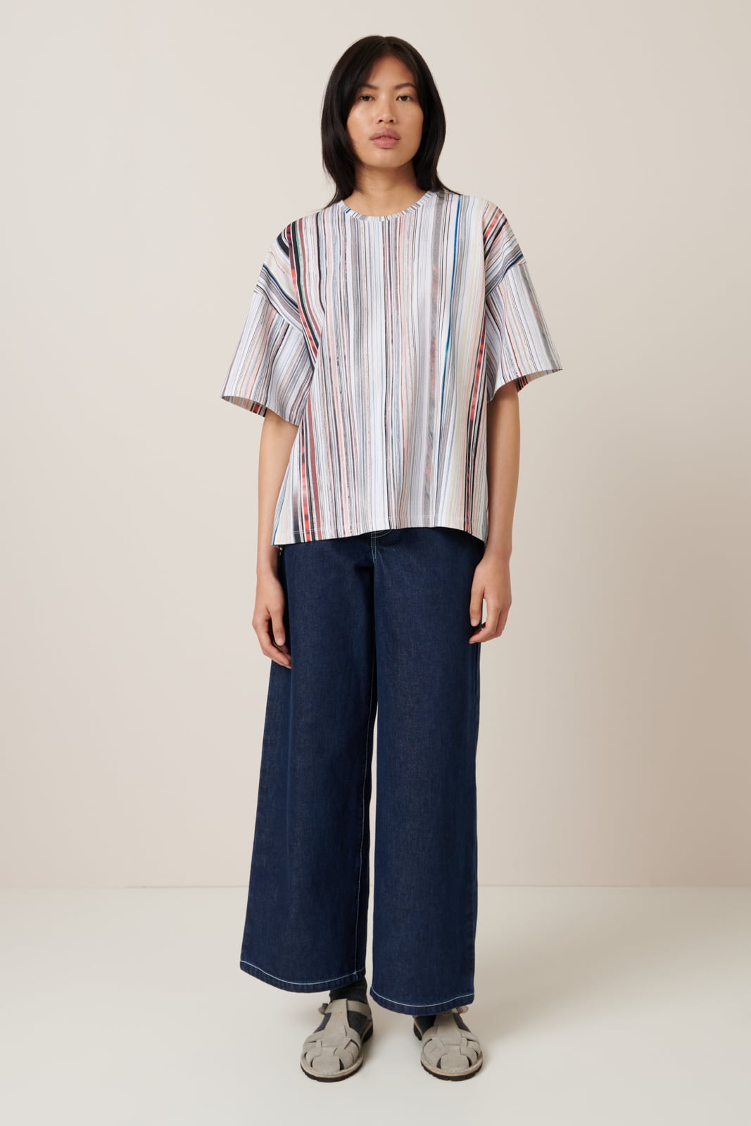 Kowtow Library Tee Stripe