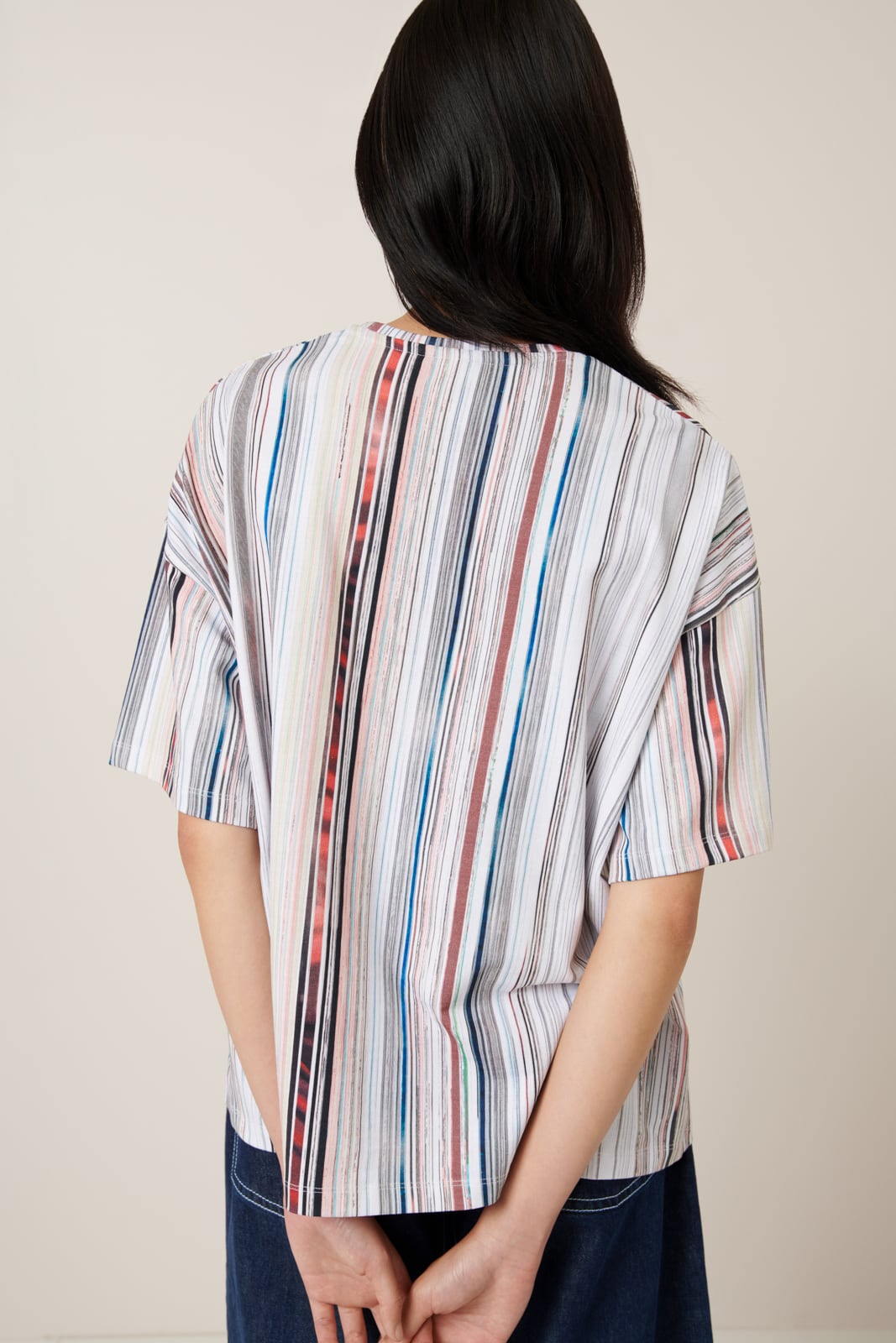 Kowtow Library Tee Stripe
