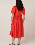 Kowtow Maquette Dress Scarlet Red