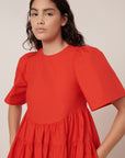 Kowtow Maquette Dress Scarlet Red