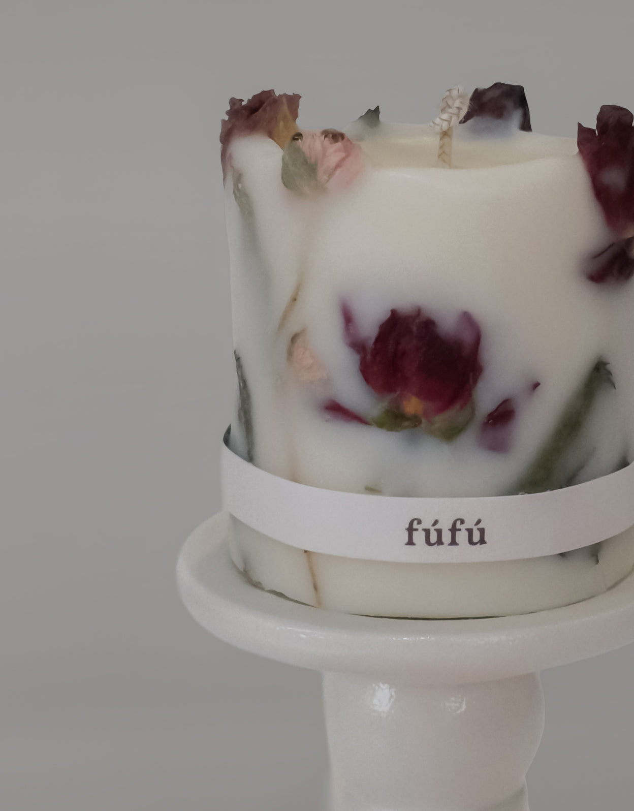 Fufu Bouquet Pillar Candle Montmartre
