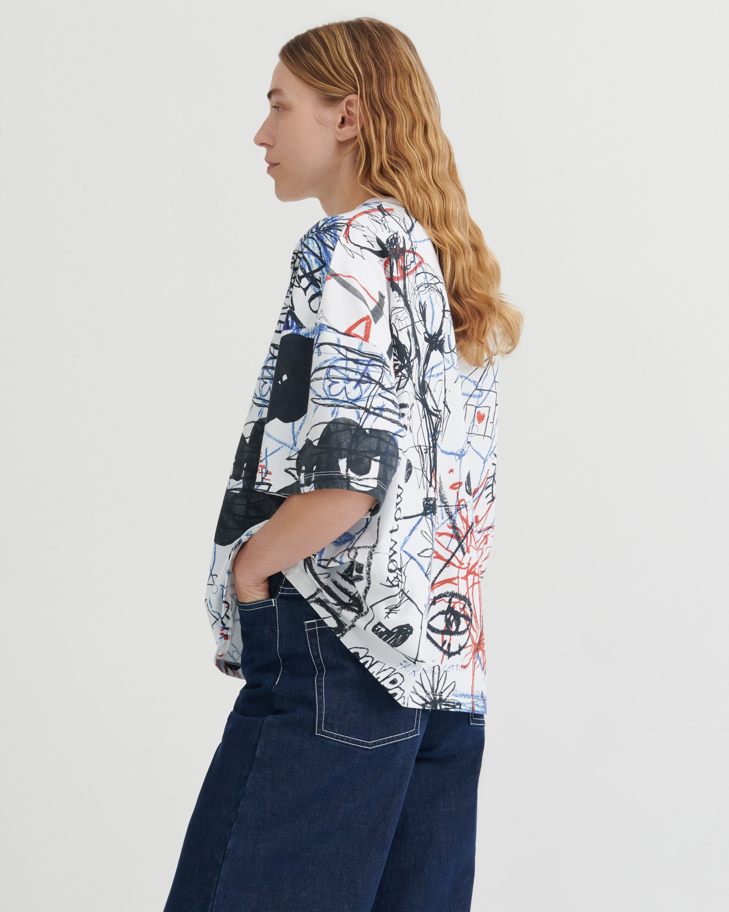 Kowtow Oversize Boxy Tee Anniversary Print