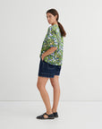 Kowtow Oversized Boxy Tee Bluebell Print