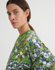 Kowtow Oversized Boxy Tee Bluebell Print