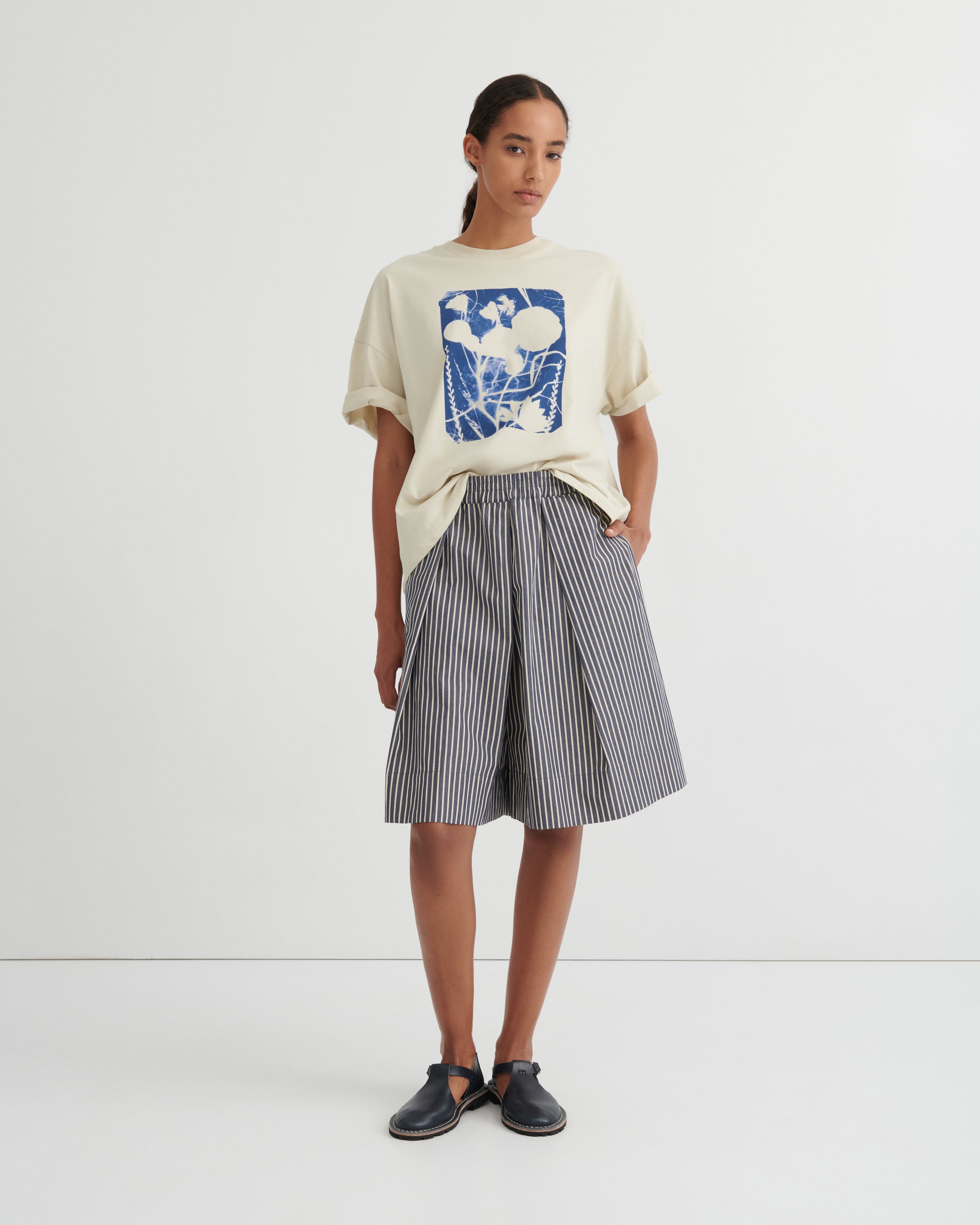 Kowtow Ray Shorts Stripe