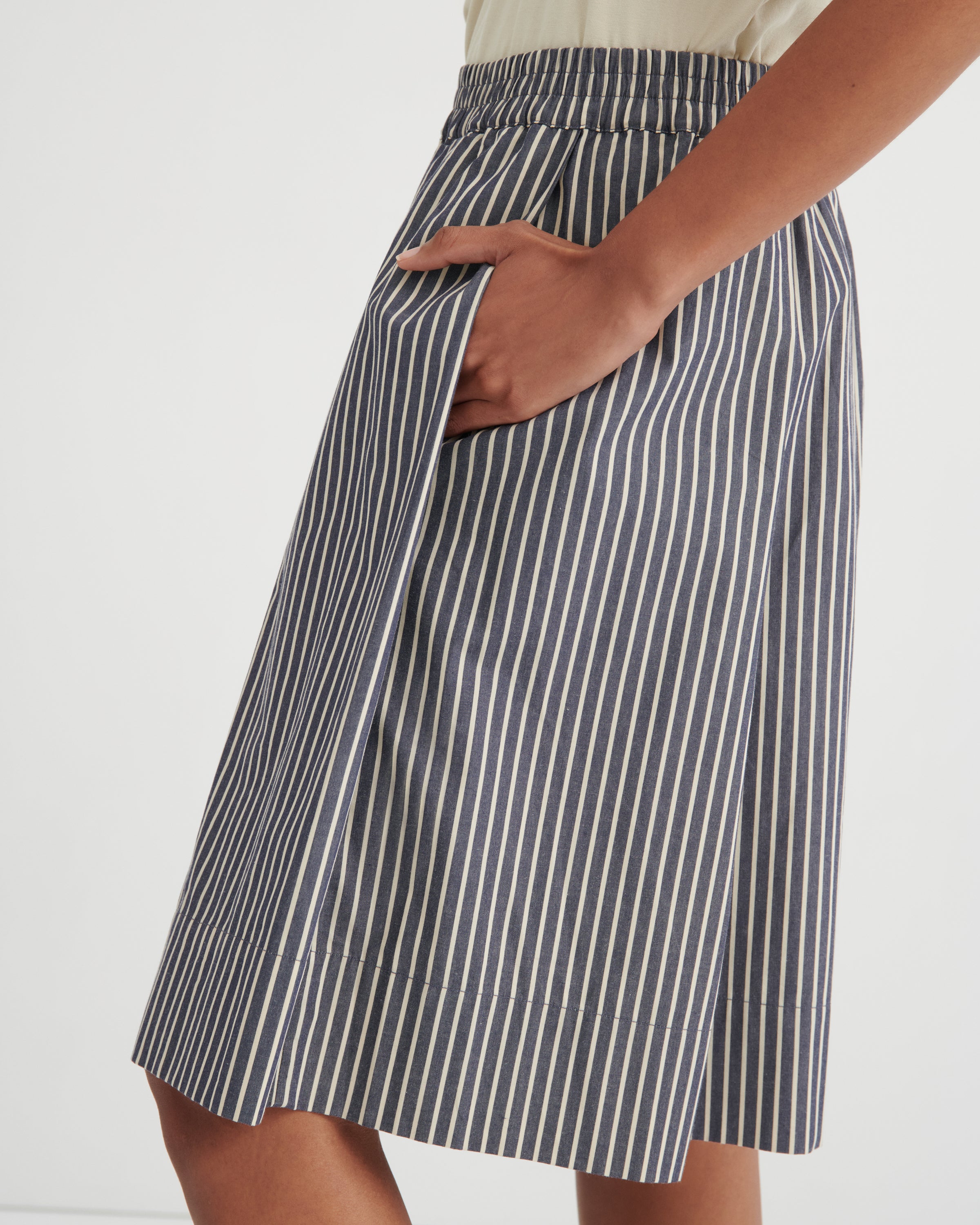 Kowtow Ray Shorts Stripe