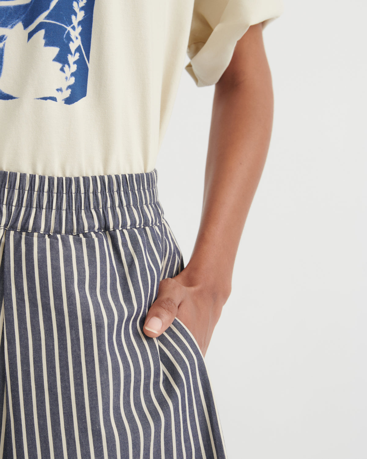 Kowtow Ray Shorts Stripe