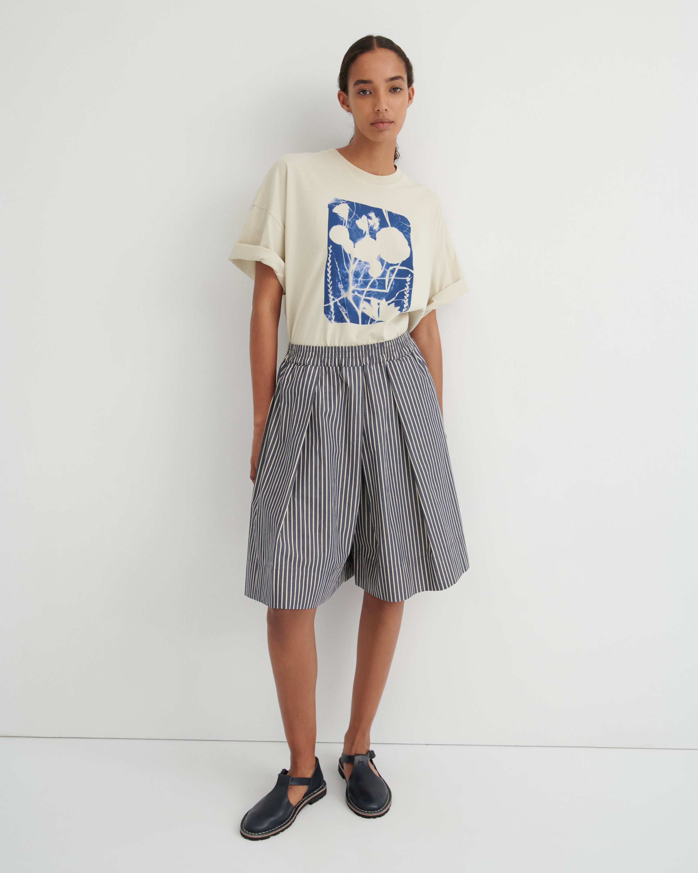 Kowtow Ray Shorts Stripe