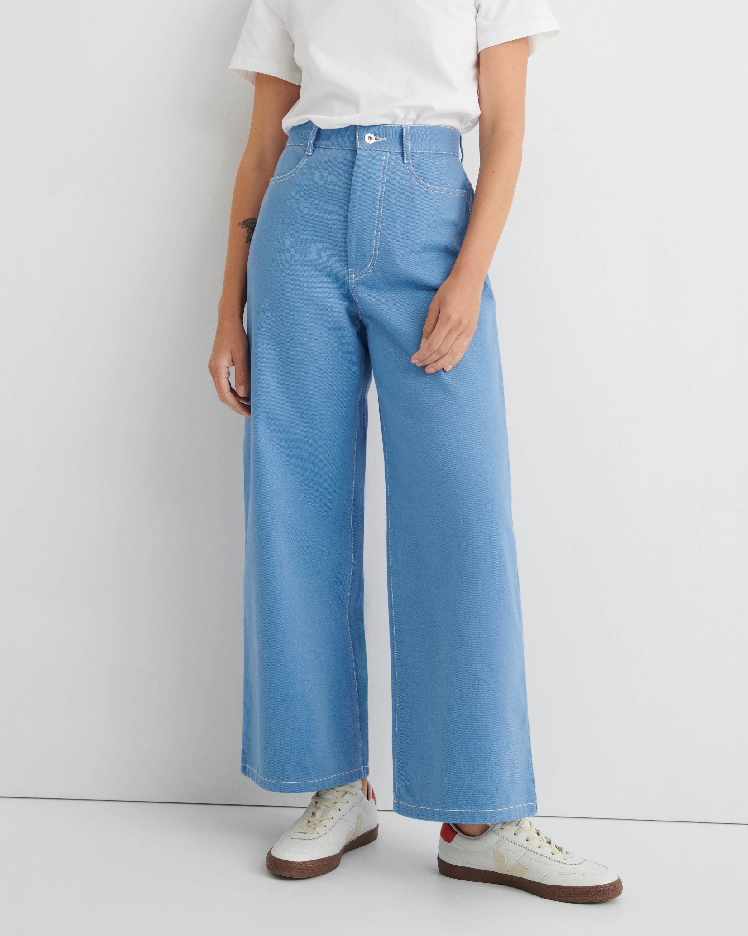 Kowtow Sailor Jeans Sky Denim