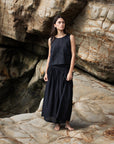 Sophie Shell Buttons Linen Top
