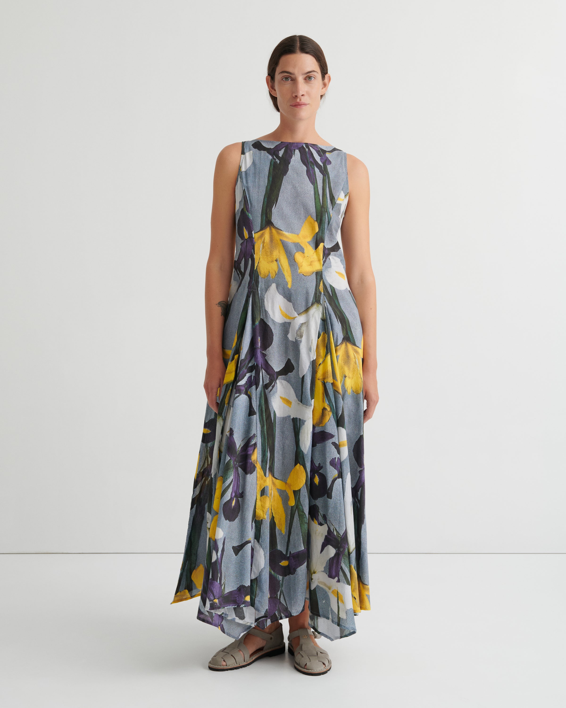 Kowtow Signify Dress Iris Print