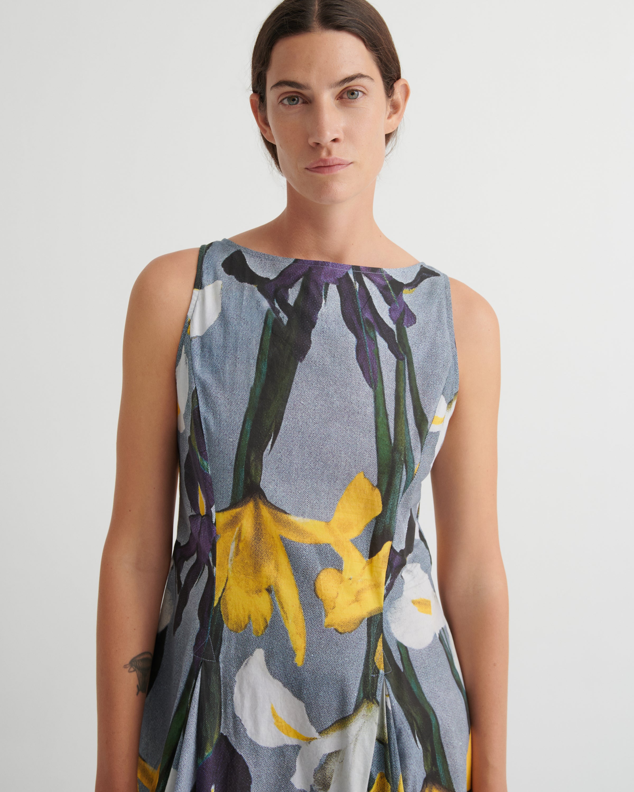 Kowtow Signify Dress Iris Print