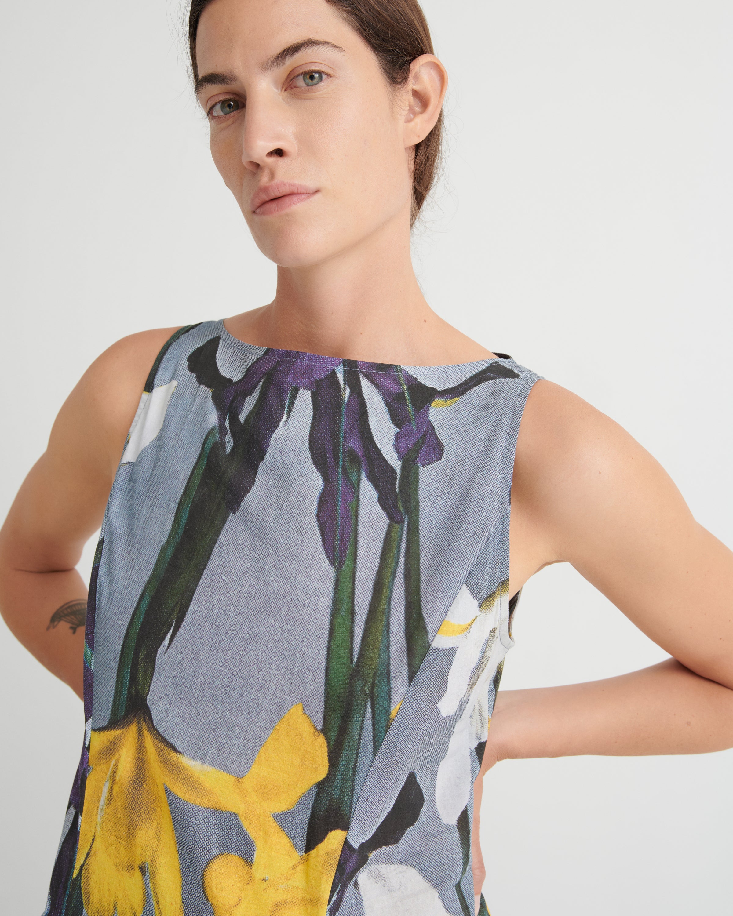 Kowtow Signify Dress Iris Print