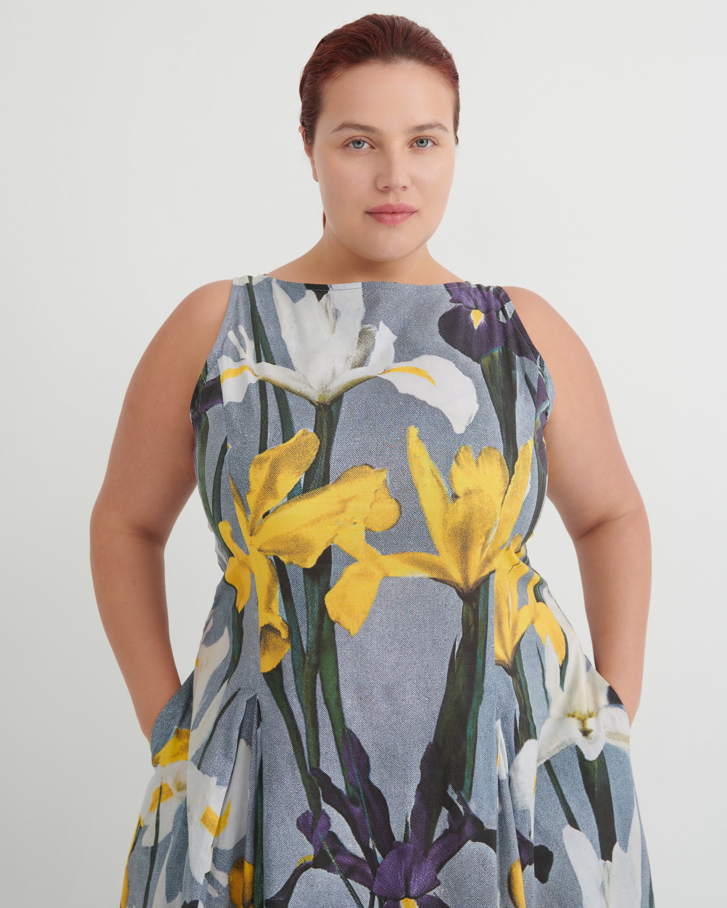 Kowtow Signify Dress Iris Print