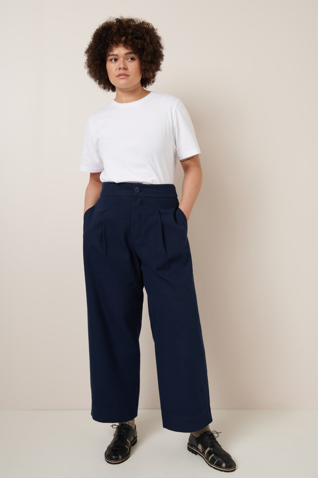 Kowtow Silhouette Pant Navy