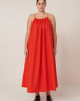 Kowtow Sway Dress Scarlet Red