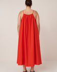 Kowtow Sway Dress Scarlet Red