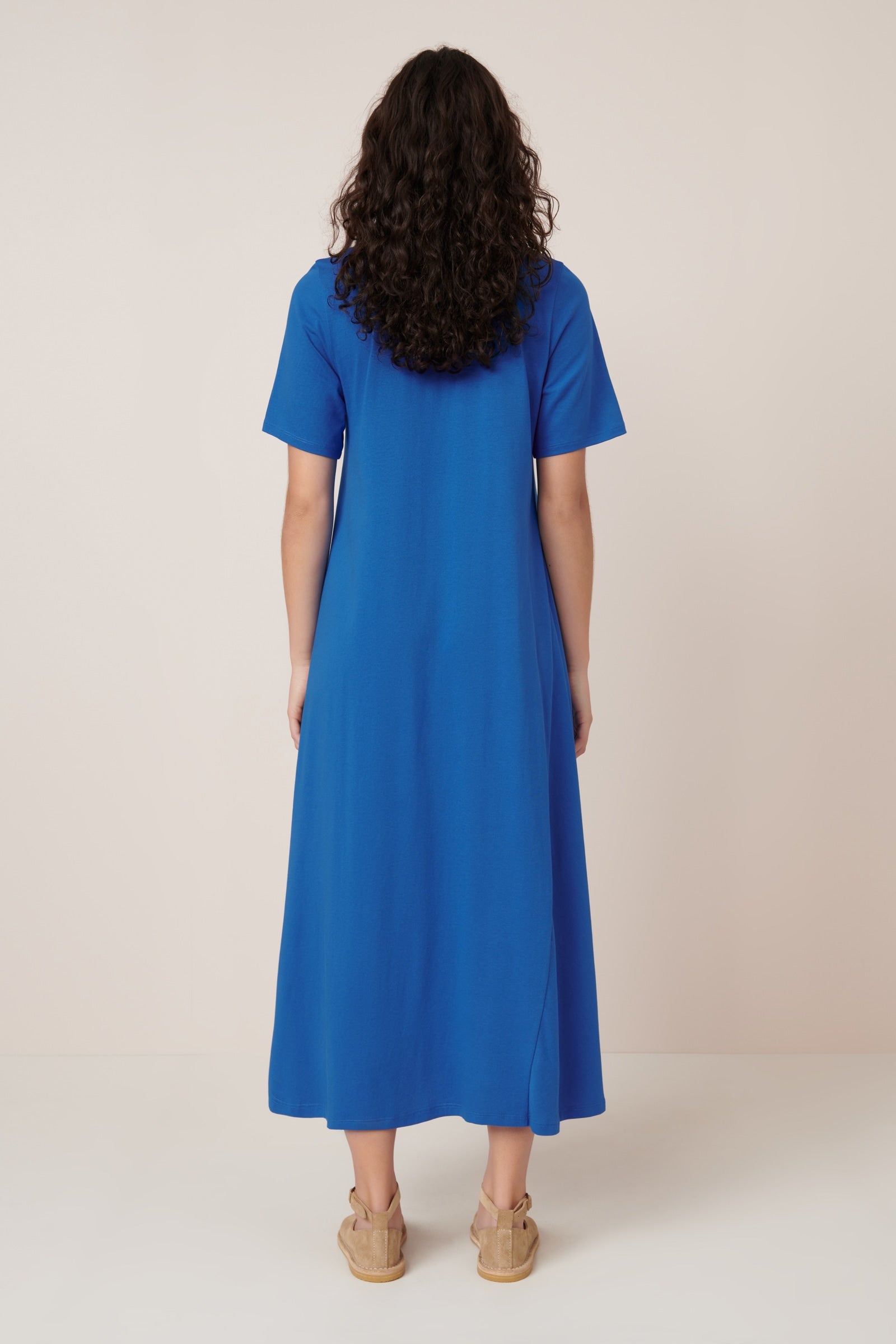 Kowtow T-shirt Swing Dress Azure