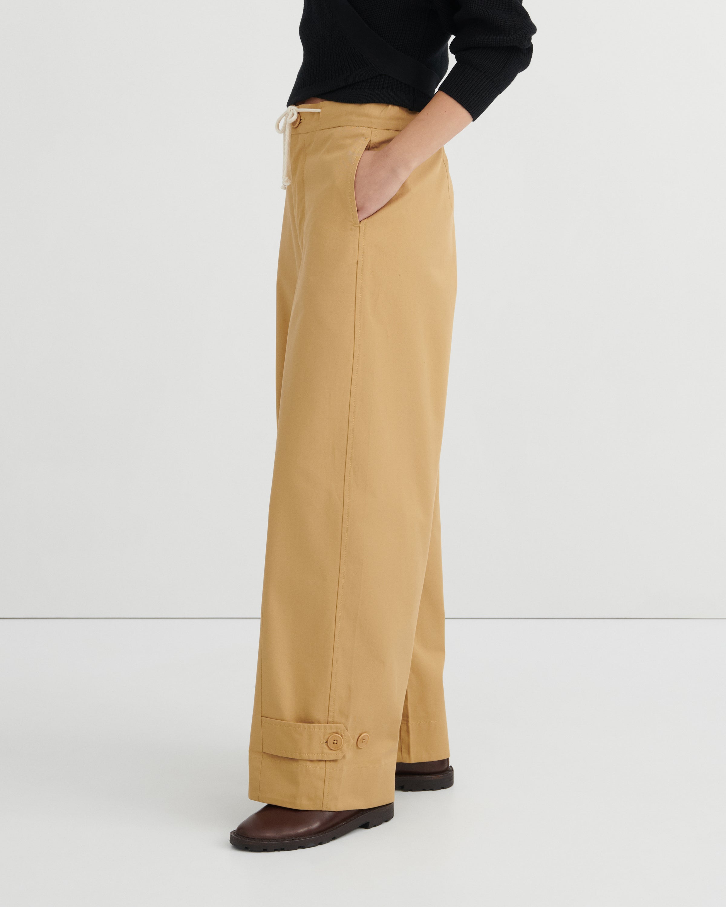 Kowtow Tab trouser Driftwood