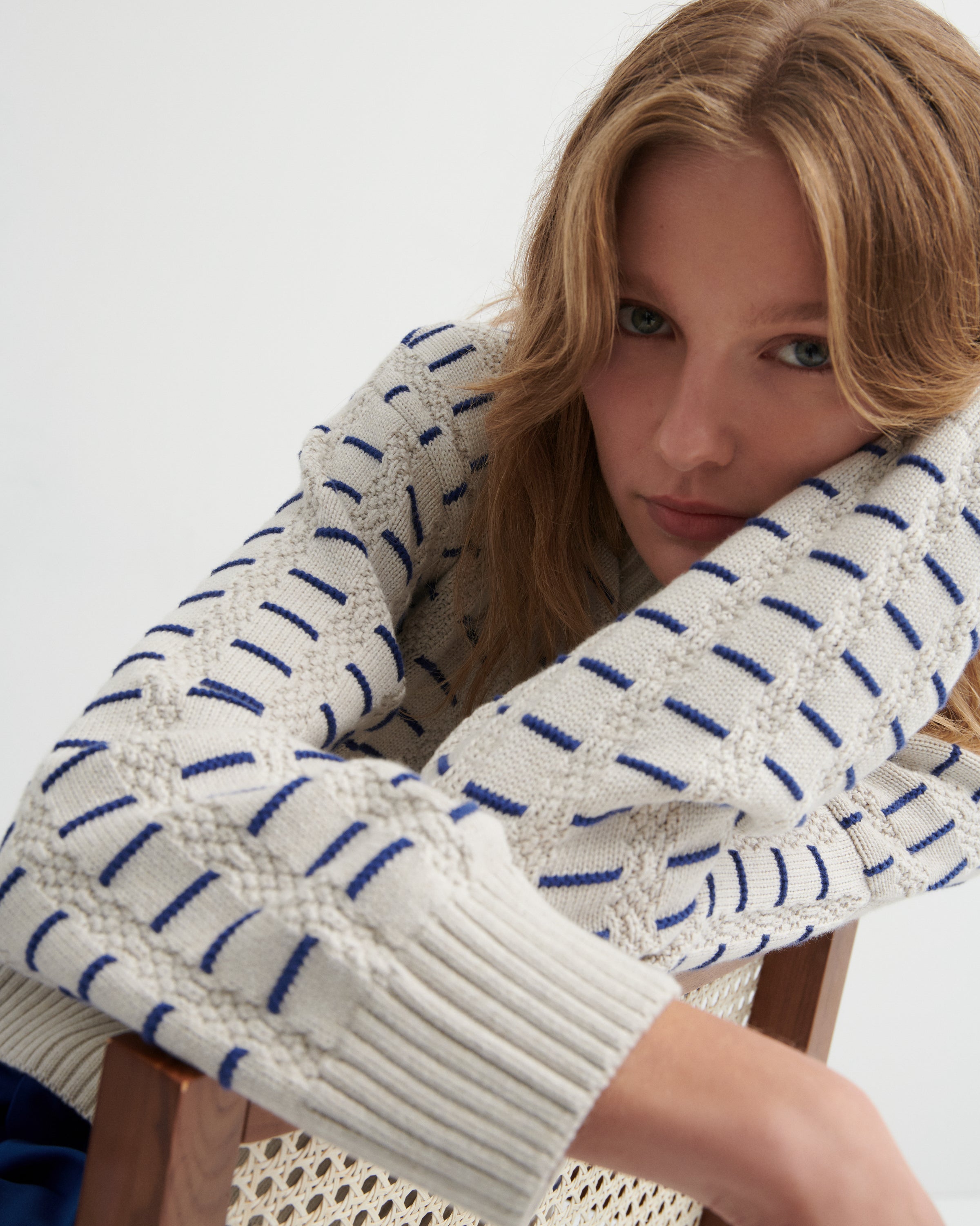 Kowtow Thread Jumper Oat Melange