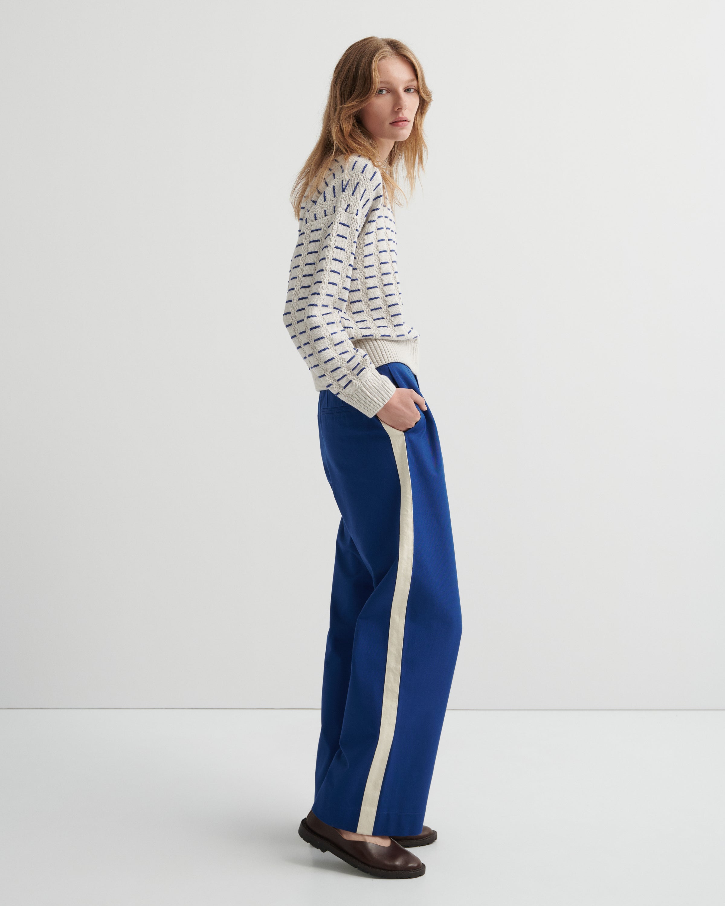 Kowtow Thread Jumper Oat Melange