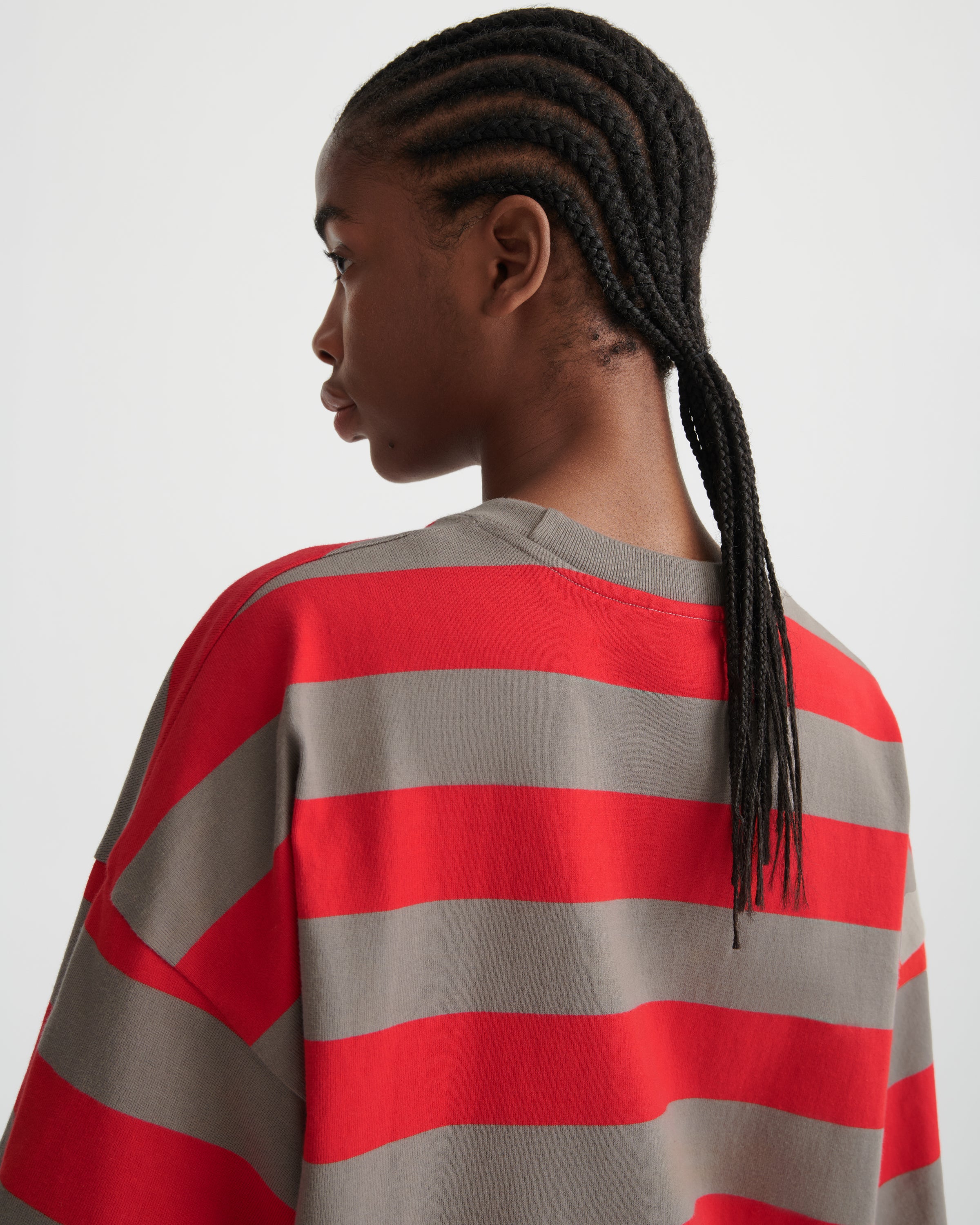 Kowtow Twenty Tee Poppy Stripe