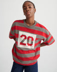 Kowtow Twenty Tee Poppy Stripe