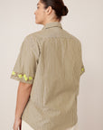 Kowtow Wildflower Shirt Treetop Stripe